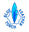 Blue Feather Torch logo