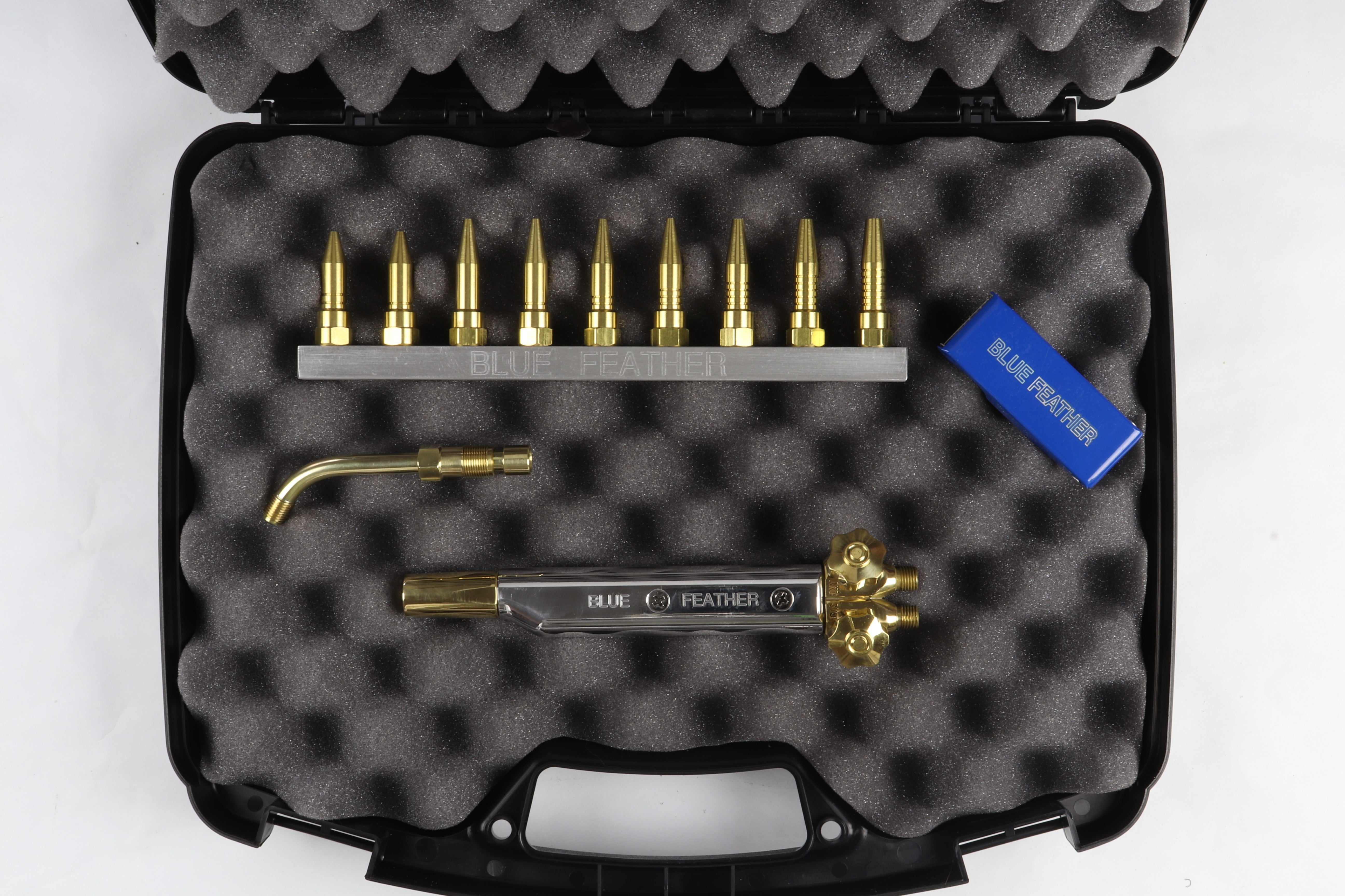 9 Tip Straight Torch Kit – Blue Feather Torch